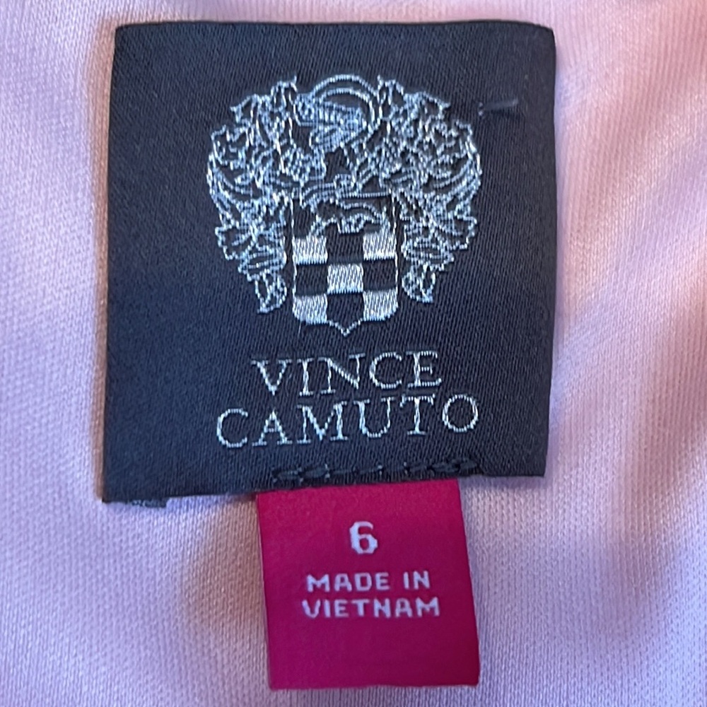 Vince Camuto yellow, orange and pink halter style dress size 6 - Picture 4 of 9